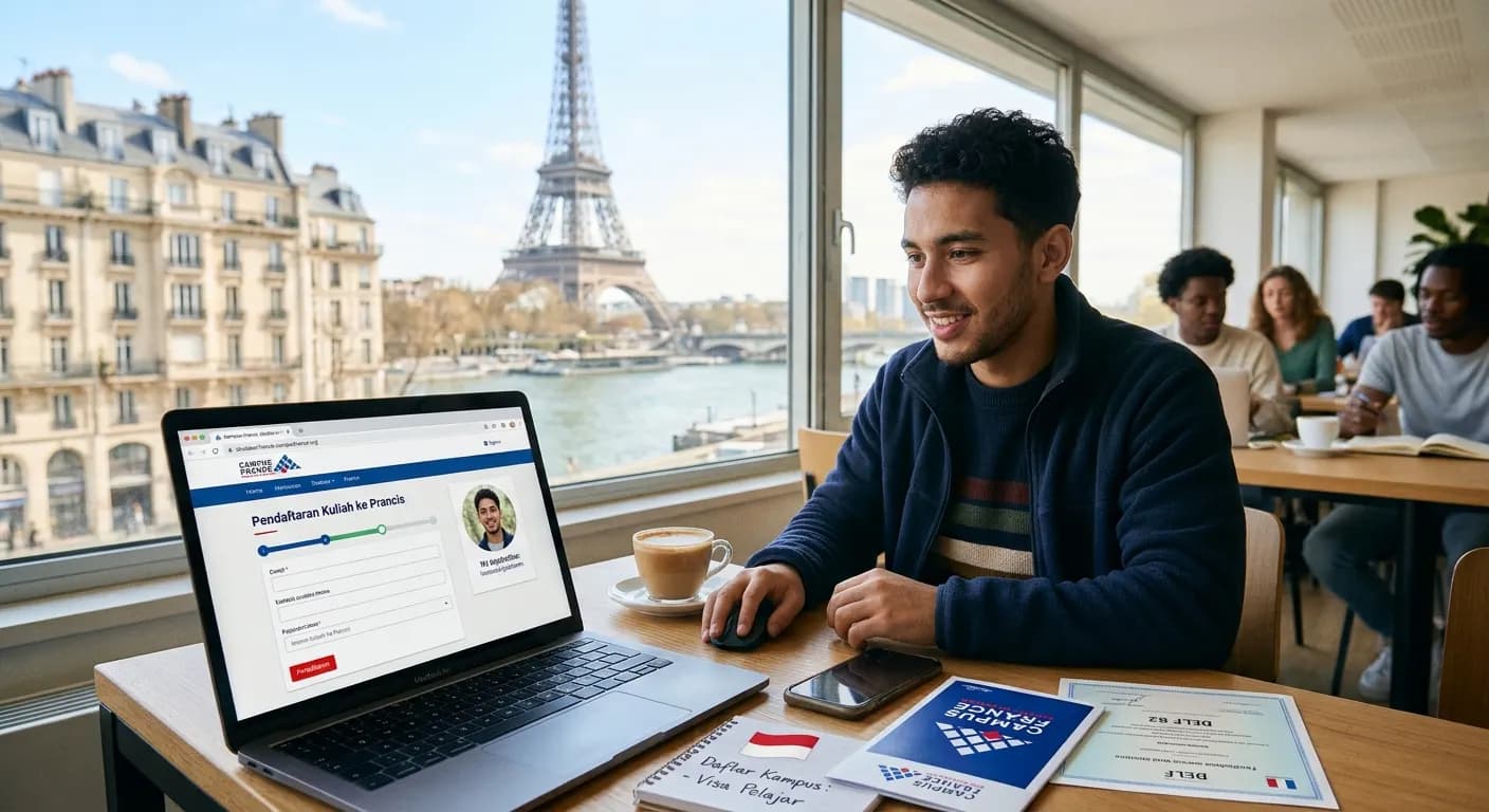 Sistem Campus France untuk Pendaftaran Kuliah di Perancis